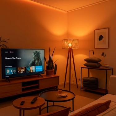 Imagem de Luminaria Nobre Escritório Ambientada Chão Moderna Abajur Sala Quarto Temperatura