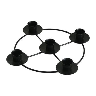 Imagem de Generic do Advento de Natal, Porta-Velas do Advento, Candelabro Decorativo de Metal para Sala de Estar e Sala de Jantar, Preto