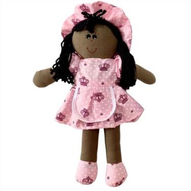 Imagem de Boneca De Pano Bebê Artesanal Nome 30cm - Monzillo Baby & Kids, ALICE