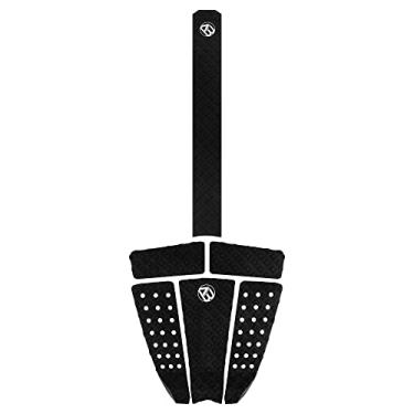 Imagem de Lonnngg 5 peças de almofadas de tração de prancha de surf de EVA para skimboards, pranchas de surf, prancha de funboard, prancha de peixe (preto (5 + 1) círculo grande)