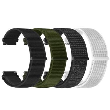 Imagem de PBFairyy Pulseiras de relógio de 20 mm para Garmin Forerunner 55/570 42 mm/165/645/245 Music/Garmin Vivoactive 6/Vivoactive 5/3/Garmin Venu/Venu Sq 2 para homens e mulheres, pulseiras de relógio de 20