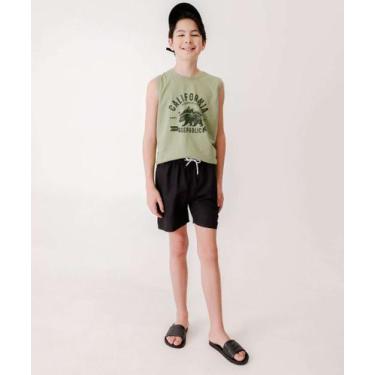 Imagem de Bermuda Juvenil Surf Lisa MR Tam 10 a 16-15881, 16, Preto