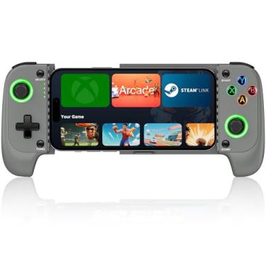 Imagem de KICKDOT Wireless Phone Controller for iPhone/Android With Hall Joystick, Mobile Gaming Controller for iOS Support Xbox Cloud, Steam Link, GeForce Now, MFi Aple Arcade, Call of Duty, Roblox
