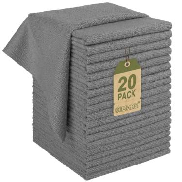 Imagem de UNIMADE Pano de toalha de loja, pacote com 20 panos de limpeza reutilizáveis de microfibra a granel toalhas de limpeza sem fiapos para carro cozinha automotivo bar mecânico restaurante garagem, 29 cm
