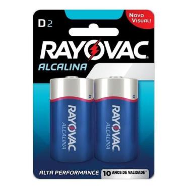 Imagem de Pilha Alcalina Rayovac D - Grande - 2 Pilhas
