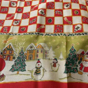 Imagem de Toalha de Mesa de Linhão Elegante e Durável - 4 6 ou 8 Lugares Tecido Sofisticado e Resistente (Natal 3,6 Lugares)