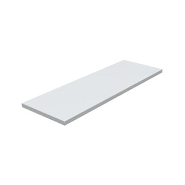 Imagem de Prateleira Branca 60x20 Com Suporte Invisível Mdf Branco Cozinha Quarto Banheiro Sala