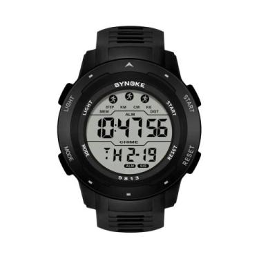 Imagem de Relógio Esportivo Digital Masculino À Prova D'Água 50M Com Grande Tela