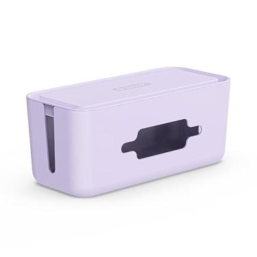 Imagem de ORICO Caixa de gerenciamento de cabos, caixa oculta de cabos para esconder tiras de energia na mesa ou no chão, evitar que crianças e animais de estimação se toquem, organizadores de cabos elegantes