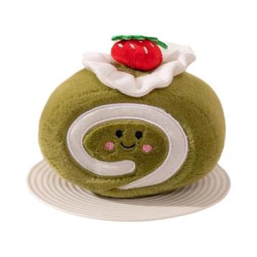 Imagem de Brinquedo De Pelúcia Em Forma De Bolo De Morango, Presente Fofo Para C