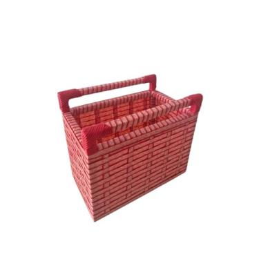 Imagem de Porta Revista com Estrutura de Madeira e Acabamento em Fibra Sintética (ROSA VENEZA)