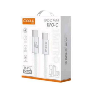 Imagem de Cabo de Dados Smartphone Tipo C x Tipo C CB79 A´Gold