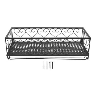 Imagem de TOPINCN Racks de Vinho Montados na Parede, Prateleira de Vinho Suspensa, Prateleiras de Parede Flutuantes Com Suporte de Vidro, Suporte para Garrafas de Vintage para 6 Garrafas e