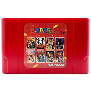 Imagem de Retrotech Super 64 Plus 340 In 1 Multi Game Cartridge For Nintendo N64 Video Game Console