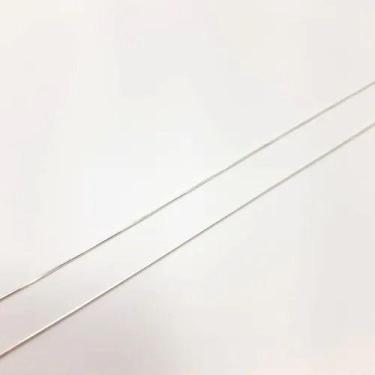 Imagem de Colar Gargantilha Rabo De Rato 45 Cm Prata Legitima 925 - Lojas La&Amp