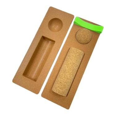 Imagem de Generic Prancha de Equilíbrio, Fortalecedor de Pés, Faixas de Resistência, Treino para Melhorar a Mobilidade, Bola de Massagem com Rolo para, Pilates e, Bola de Cortiça