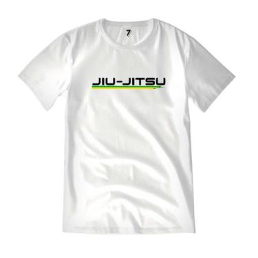 Imagem de Kit 3 Camiseta Jiu Jitsu Brasil Adulto Algodão Várias Cores - Sete Set