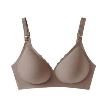 Imagem de Sutiã De Amamentação Ultra Fino E Sem Costura Para Mulheres Grávidas, 