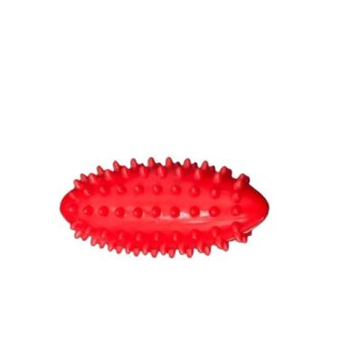 Imagem de Bola de massagem, massageador de coluna de PVC, mini bola portátil de massagem para os pés, relaxamento muscular profundo (vermelho, 2 peças)