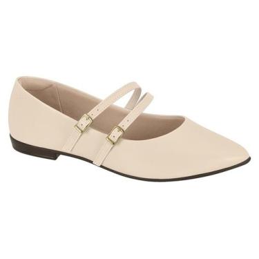 Imagem de Sapatilha Boneca Feminino Napa - Beira Rio 532, Creme, 36