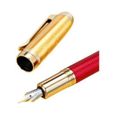 Imagem de Caneta Tinteiro De Luxo Jinhao 92 Com Tampa Ergonômica E Ponta Média P