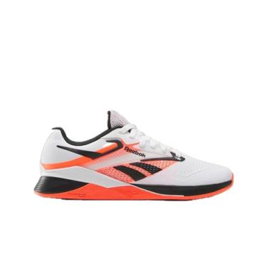 Imagem de Reebok Tênis feminino Nano X4 Cross Training, Calçado branco/preto/laranja flare, 37