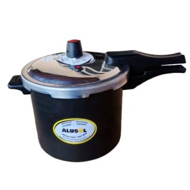 Imagem de Panela de Pressão fechamento externo 7 litros Antiaderente Preta