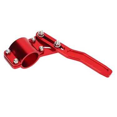 Imagem de KIMISS Kit de Extensão da Haste do Sinal do Volante de 28mm-alavanca Sinal de Volta da Liga de Alumínio que Posiciona Acima o Extensor 30-100mm para o Acesso Confortável (Vermelho)