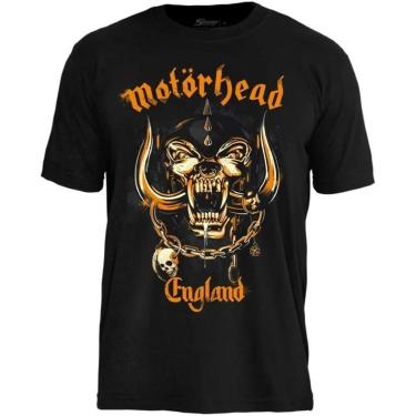 Imagem de Camiseta de Banda Motorhead em Algodão Manga Curta Gola Redonda-Unissex