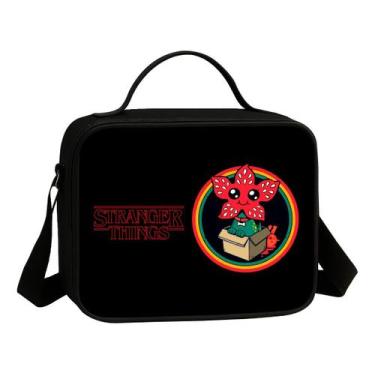 Imagem de Lancheira Termica Escolar Avulsa Estampa Mundo Estranho Amigos On Inve