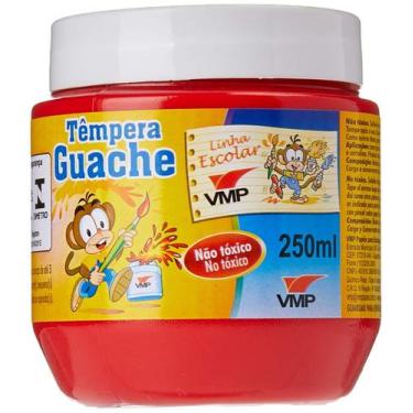 Imagem de Guache 250ml cor vermelho fogo - VMP