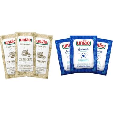 Imagem de Adoçante União 100 Saches Diet Sucralose + Açucar Uniao 100 Saches Kits na Web