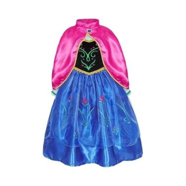 Imagem de Fantasia Infantil Da Princesa Anna De Frozen Disney Para Halloween, Fe
