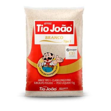 Imagem de Arroz Tio João Branco 1kg