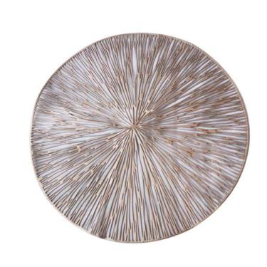 Imagem de Jogo Americano Vazado Redondo De Plástico 38cm - Amigold, Gold Rose