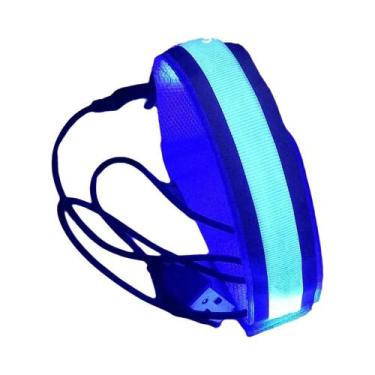 Imagem de Braçadeira LED Recarregável Por USB Com Pulseira Refletiva De Seguranç