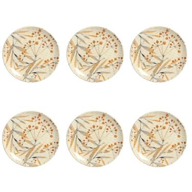 Imagem de Conjunto Pratos Sobremesa 06 Peças Coup Ikebana Porto Brasil