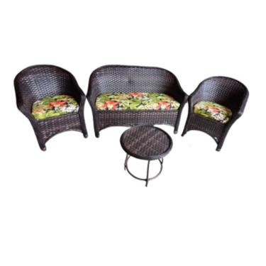 Imagem de Jogo Sofá Poltronas De Varanda Área Externa Fibra Sintética