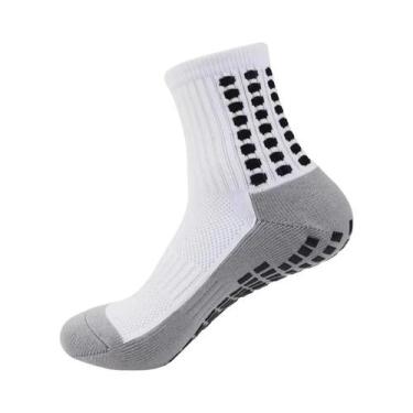 Imagem de Meias De Futebol Masculinas Antiderrapantes, Meias Esportivas Antiderr
