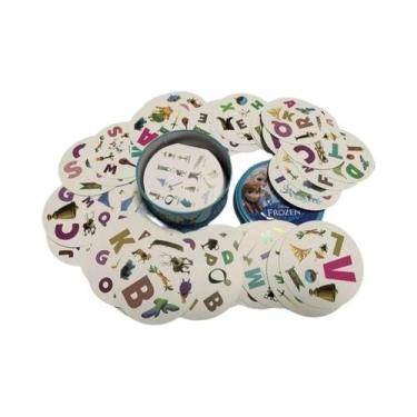 Imagem de Jogo De Cartas Frozen 2 Princesa Disney Em Caixa De Metal, Presente Pa