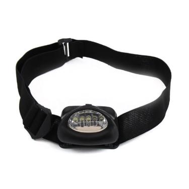 Imagem de Lanterna para cabeça 5 leds preto