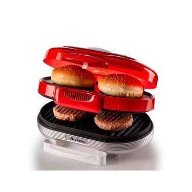 Imagem de Burger Grill Elétrico Retrô Ariete 205 Party Time 1200W