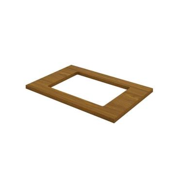 Imagem de Módulos De Cozinha Requinte Tampo Para Balcão Cooktop Requinte 80x53cm Nature2 Aéreos + 1 Balcão + 1 Complemento