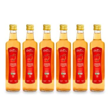 Imagem de Kit 6 Vinagre De Maçã Orgânico Acidez 4,2 Serra Gaúcha 500 ml