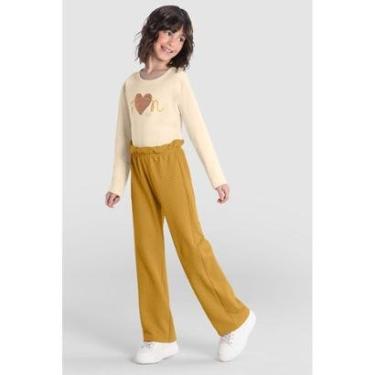 Imagem de Conjunto infantil menina de coração brilhante Brandili-Feminino