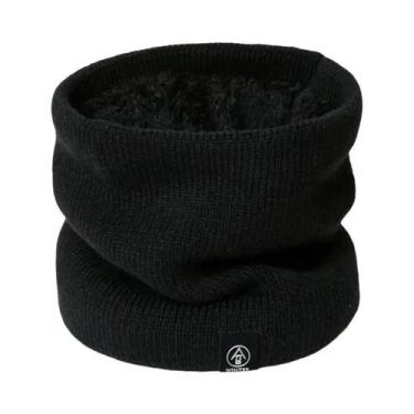 Imagem de Cachecol De Inverno Tricotado Para Mulheres, Quente E Grosso, Tipo Cas