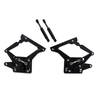 Imagem de Dobradiças Black Billet Ford Mustang 66