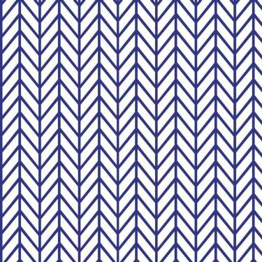 Imagem de Papel De Parede Chevron Azul Escuro E Branco Adesivo Sala