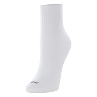 Imagem de Meia cano curto lisa feminino she - Mash/She, Branco, 34/39