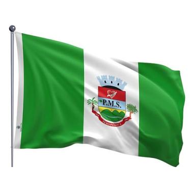 Imagem de Bandeira do Município de Seropédica Uma Face Estampada Tamanho70x100cm